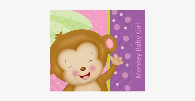 Monkey Girl Baby Shower Party Cartoon Transparent Png 980x342 Free Download On Nicepng