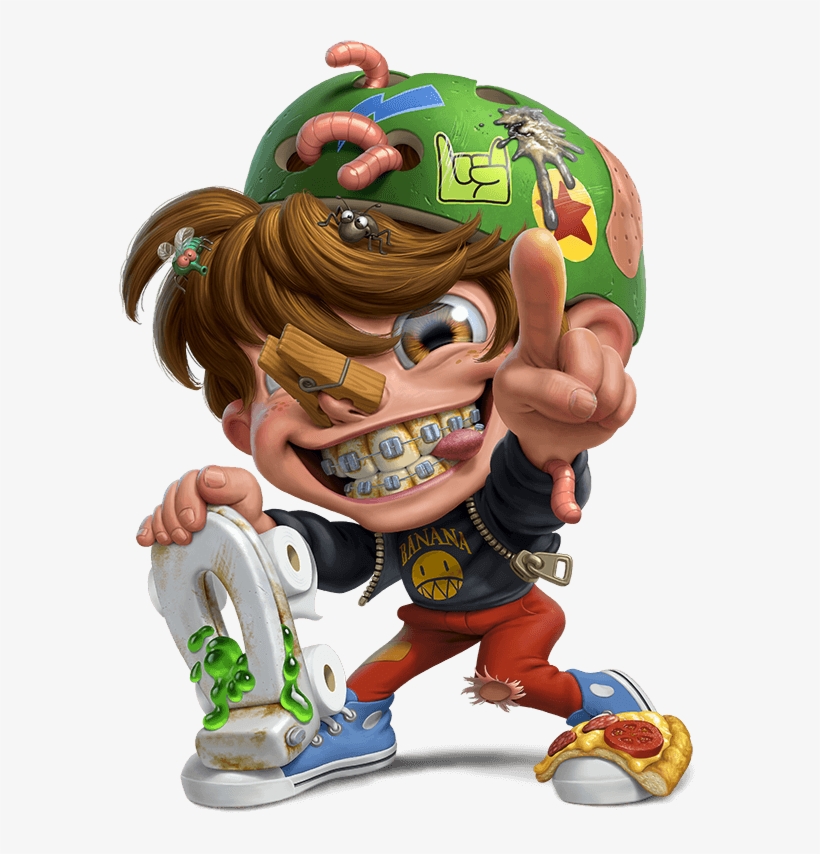 Of Global Cleaning With Their Incredible Fart Powers - Farty Flip, transparent png download