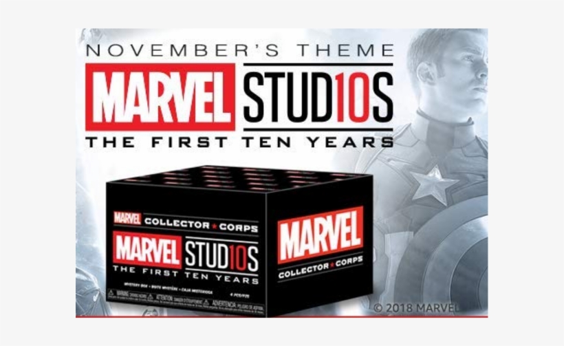 Marvel Collectors Corps Marvel Studios 10th Anniversary - Marvel Heroes 2015, transparent png download