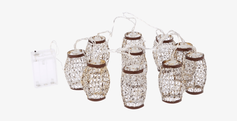 Drum Led String Light - Silver, transparent png download