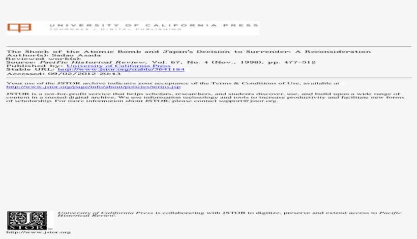 The Shock Of The Atomic Bomb And Japan's Decision To - Cinema 16, transparent png download