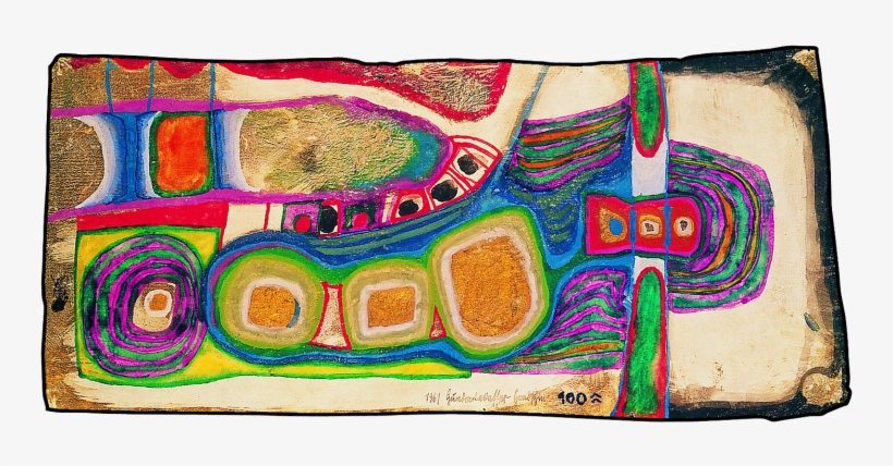 Watercolour On Parchment Paper 170 Mm X 360 Mm - Painting, transparent png download