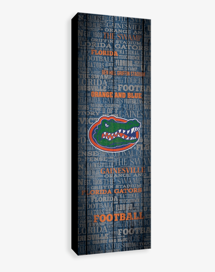 Florida Gators Typography On Wood - Florida Gators, transparent png download