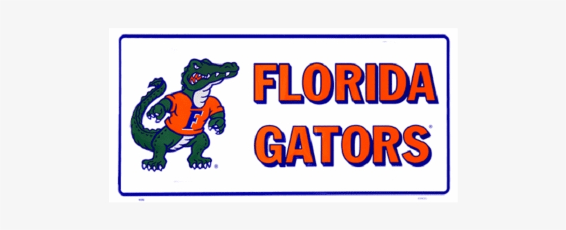 Florida Gators Ncaa License Mascot Plate - Cartoon, transparent png download