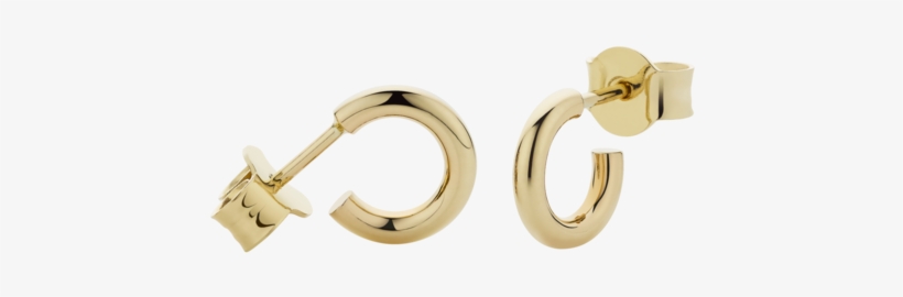 Meadowlark • Taboo Hoop • Small • Gold Plated - Earrings, transparent png download