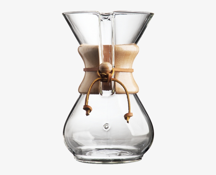 Chemex Coffeemaker 6 Cup - Glas Coffee Filter, transparent png download