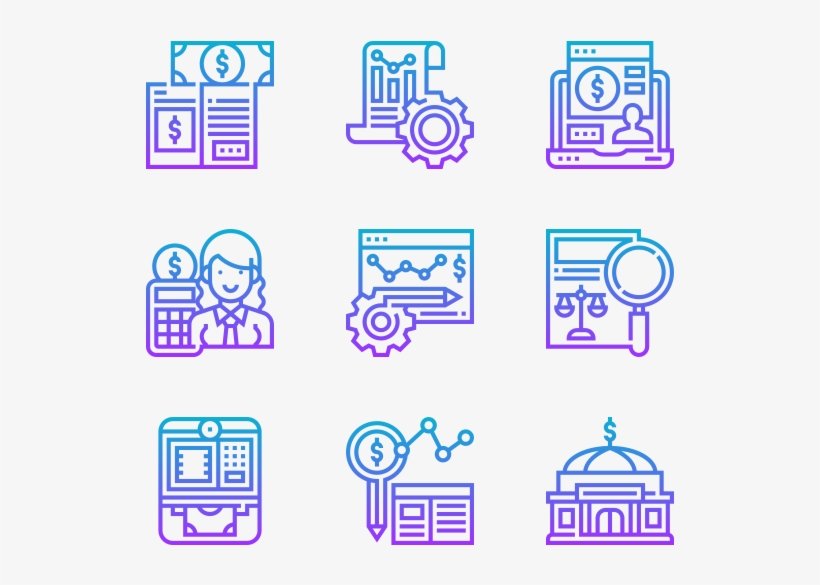 Accounting - Fintech Icon Png, transparent png download