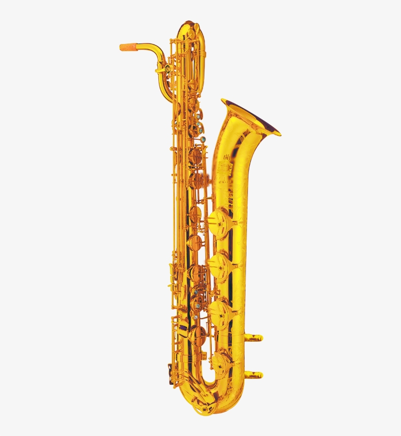 Jazz Hamilton Revolution 65 Baritone Sax Gold Plated - Baritone Saxophone, transparent png download