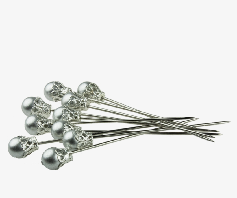 10 Silver Crown Pins - Body Jewelry, transparent png download