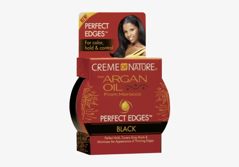Creme Of Nature Perfect Edges Hair Gel Black, $5 - Creme Of Nature Perfect Edges Black, transparent png download