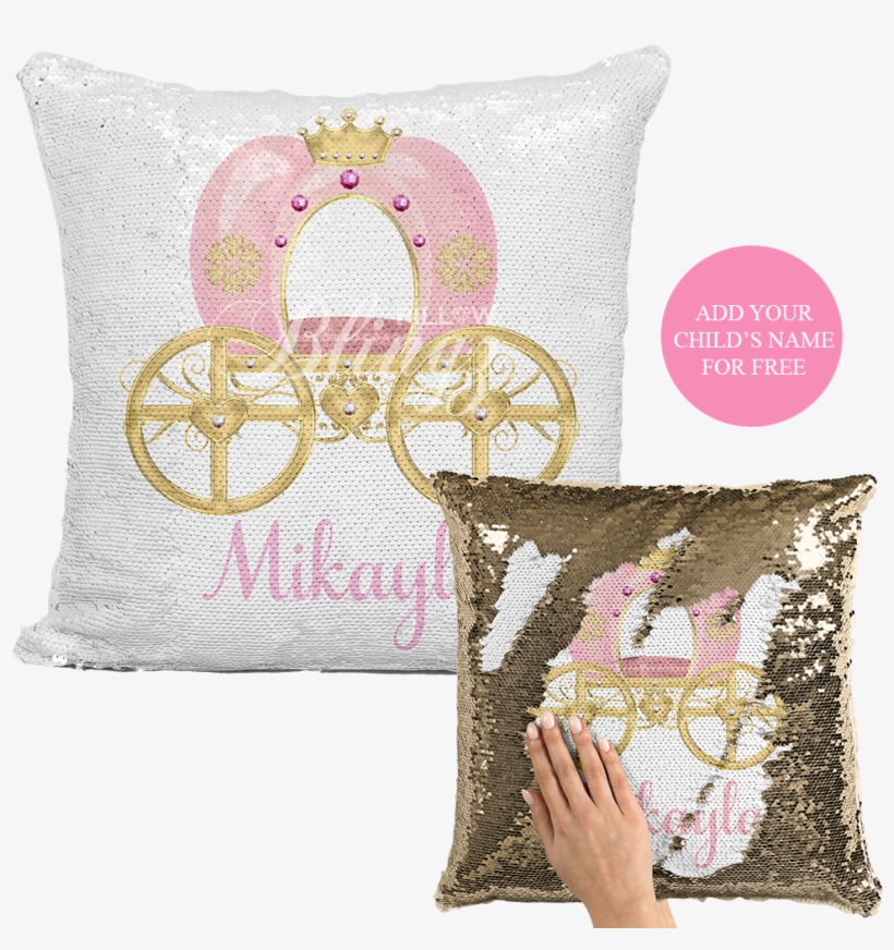 Load Image Into Gallery Viewer, Princess Carriage Reversible - Magic Pillows, transparent png download