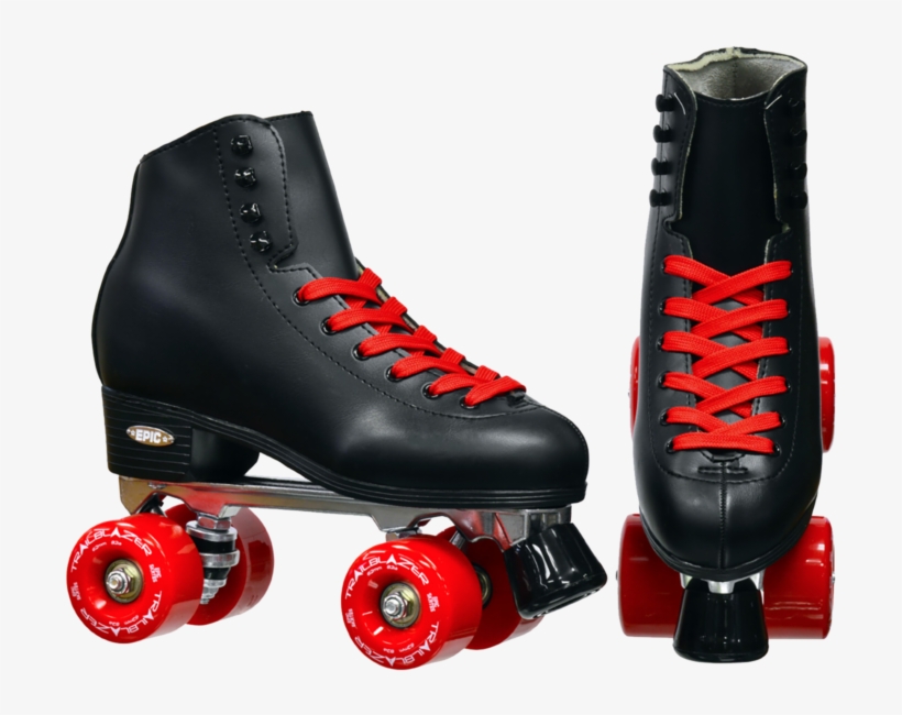 Black And Red Roller Skates, transparent png download