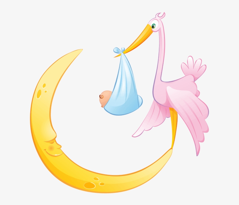 Cicogna E Luna, transparent png download