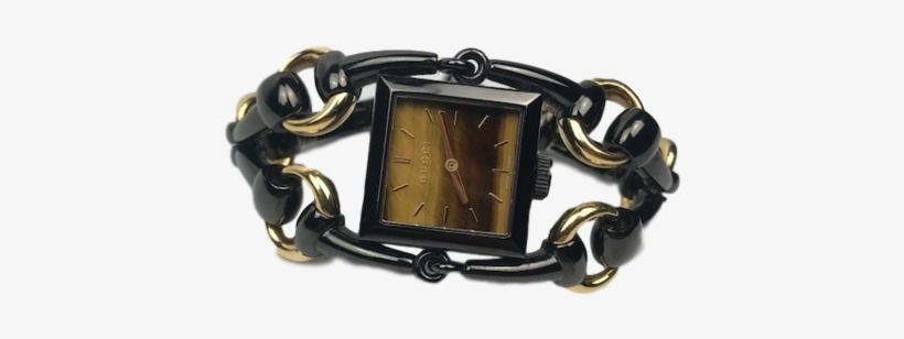 Gucci Signora Horsebit Watch Black - Handbag, transparent png download
