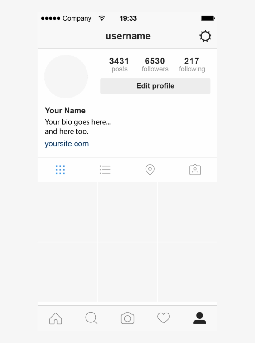 Elementos De La Pantalla De Inicio En Instagram - Instagram Pantalla De Inicio, transparent png download