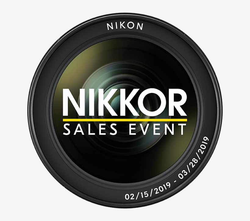 Nikkor Sales Event - Camera Lens, transparent png download