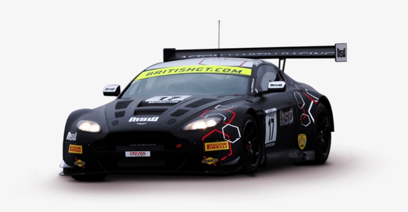 Aston Martin Gt3 - Aston Martin V8 Vantage (2005), transparent png download