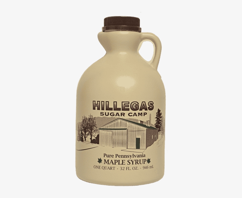 Hillegas Sugar Camp Quart Maple Syrup - Water Bottle, transparent png download