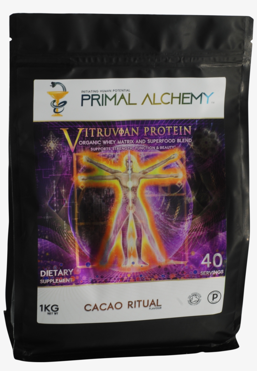 Vitruvian Protein - Cacao Ritual - Primalalchemy, transparent png download