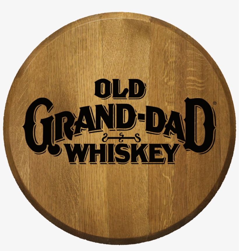 Old Grand-dad Bourbon Printed Barrel Head - Old Grand Dad Whiskey, transparent png download