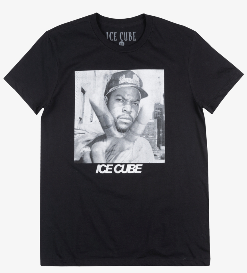 Ice Cube West Coast Rapper T-shirt Mens Hip Hop Music - T Shirt, transparent png download