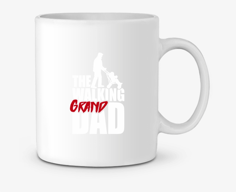 Mug En Céramique Walking Grand Dad White Par Laundryfactory - Mug, transparent png download
