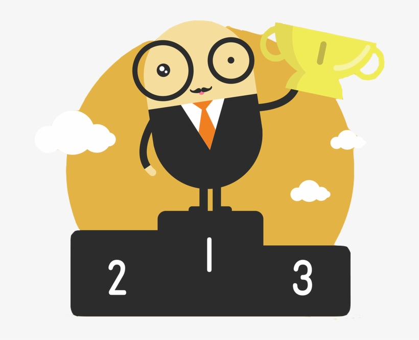 Football Trophies And Cups - Drawing, transparent png download