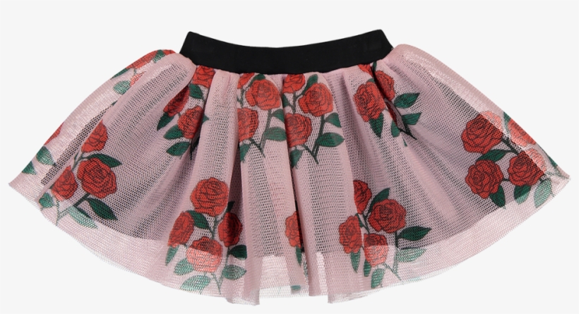 Caroline Bosmans Marsha Mellow Skirt Furbo Rose Bush - Caroline Bosmans Rose Bush Print Tutu Skirt, transparent png download