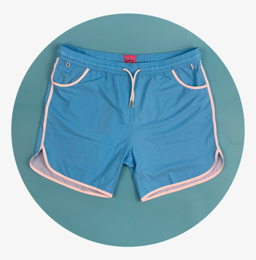 Blue Splash - Board Short, transparent png download