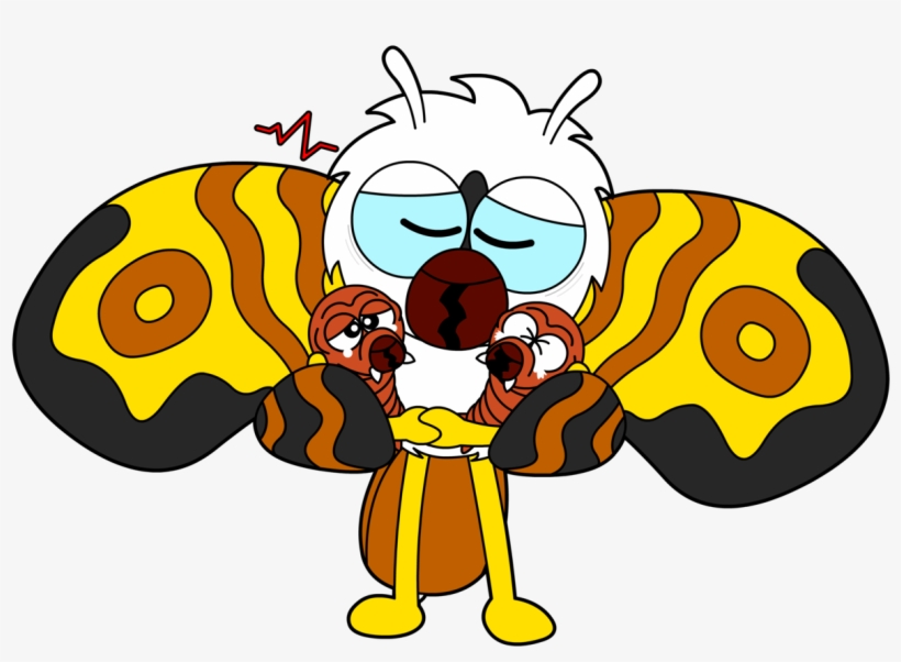 It's Been One Of Those Days For Mothra - Cartoon, transparent png download