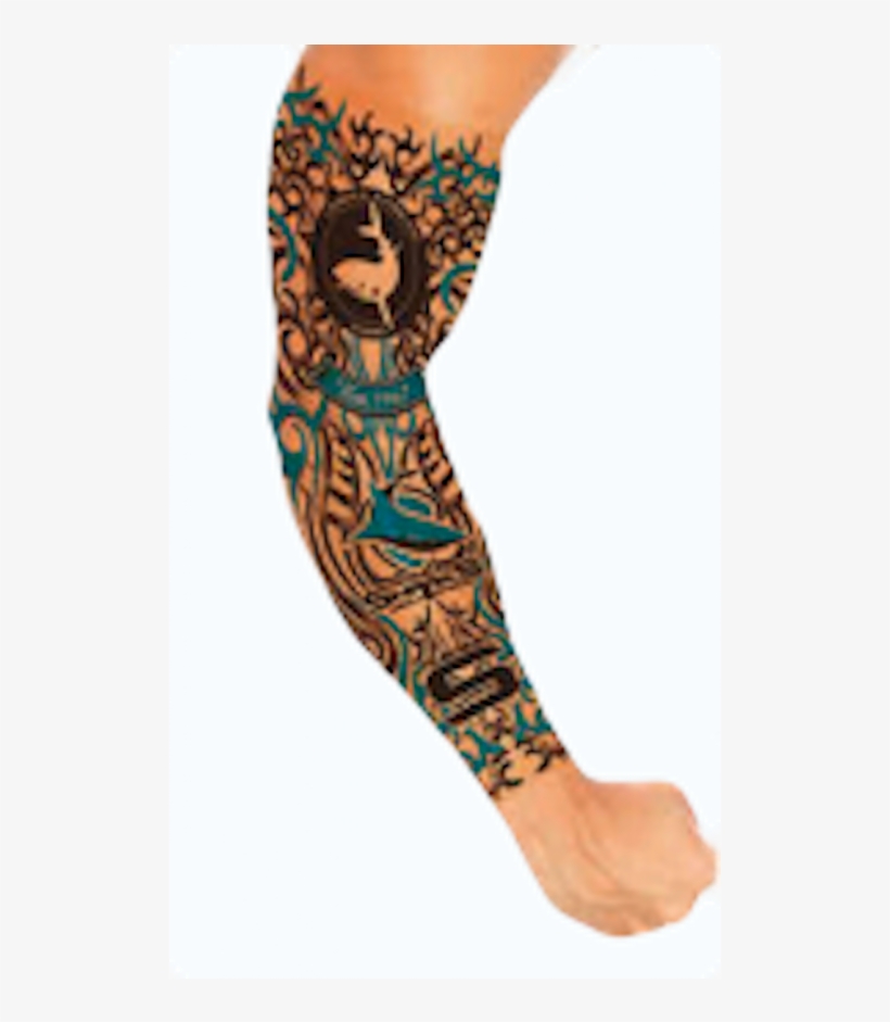 Cronulla Sharks Nrl Adult Tattoo Sleeve - Sock, transparent png download