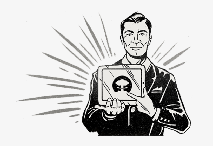 See The Fallout Lamp In Action - Cartoon, transparent png download