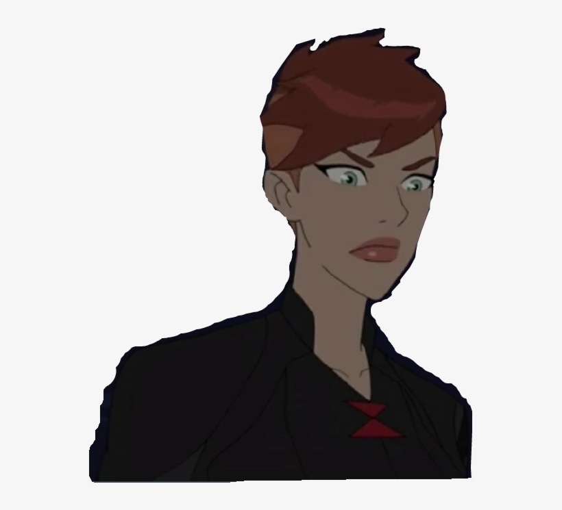 Black Widow - Cartoon, transparent png download