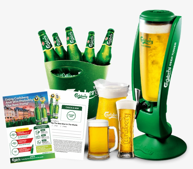 Carlsberg Smooth Draught Bucket, transparent png download