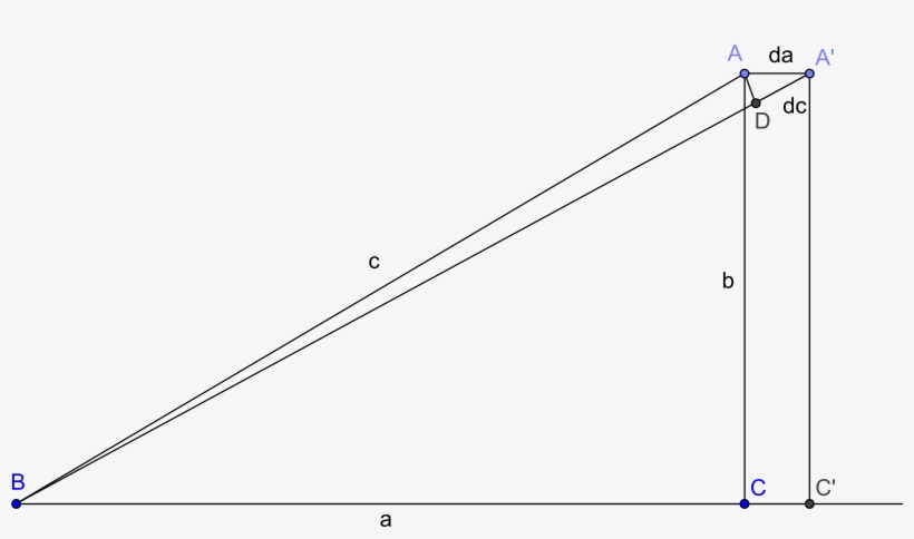 Right Triangle Modified - Diagram, transparent png download