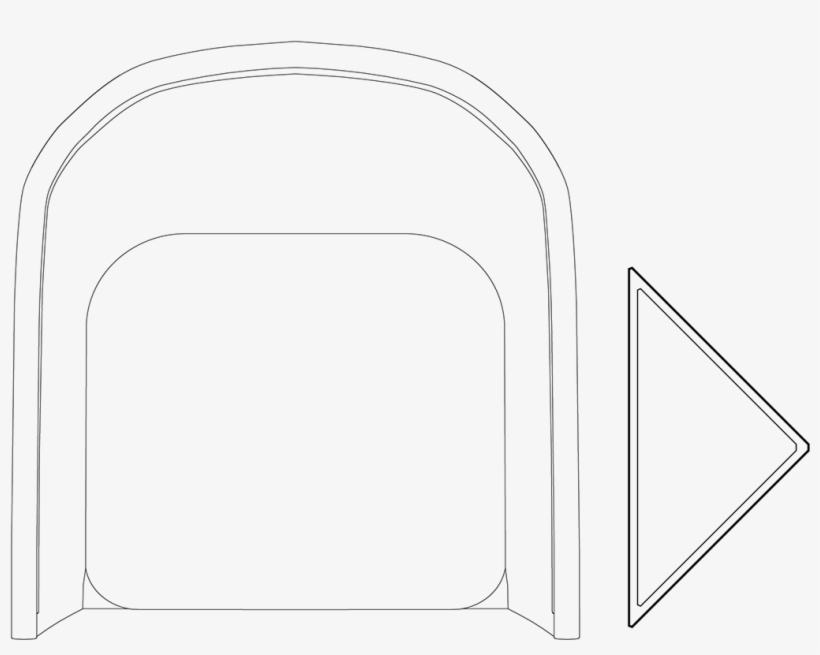 The Sides Of These Storage Units Are One Of Three Dimensions - Technical Drawing, transparent png download