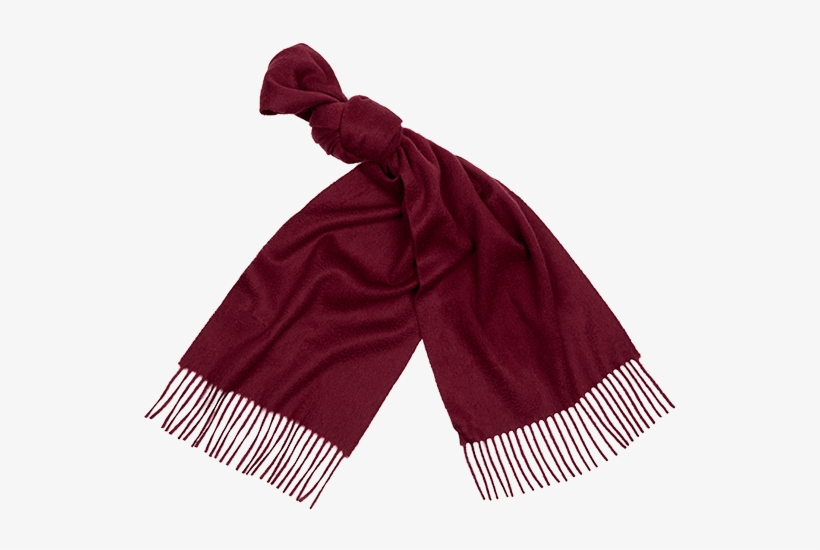 Burgundy Unisex Cashmere Scarf - Stole, transparent png download