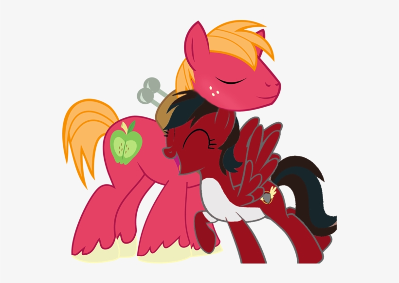 Big Mac & Ruby Redcross Shipping - Bic Mac And Fluttershy, transparent png download