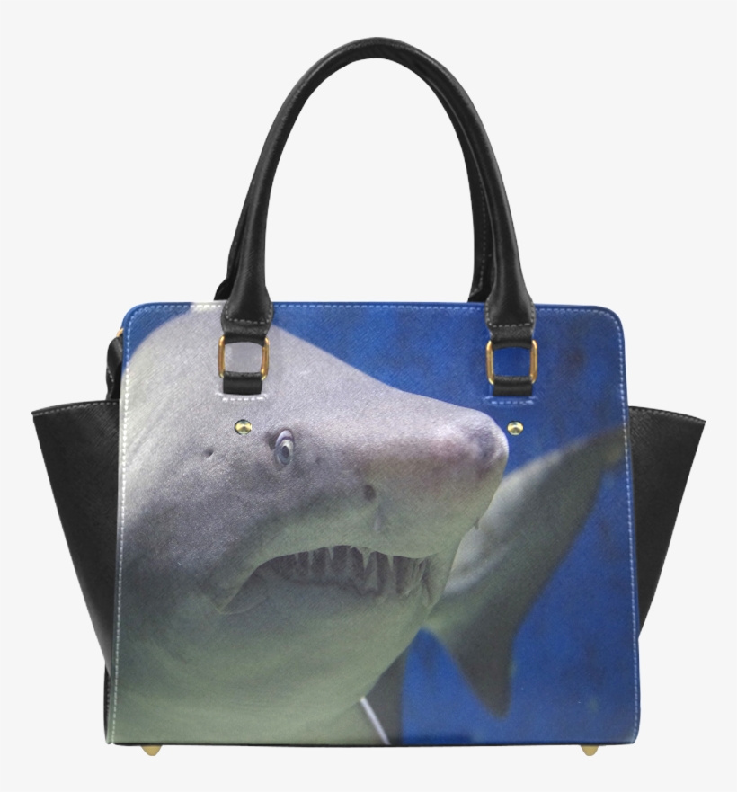 Great White Shark Attack Classic Shoulder Handbag - Handbag, transparent png download