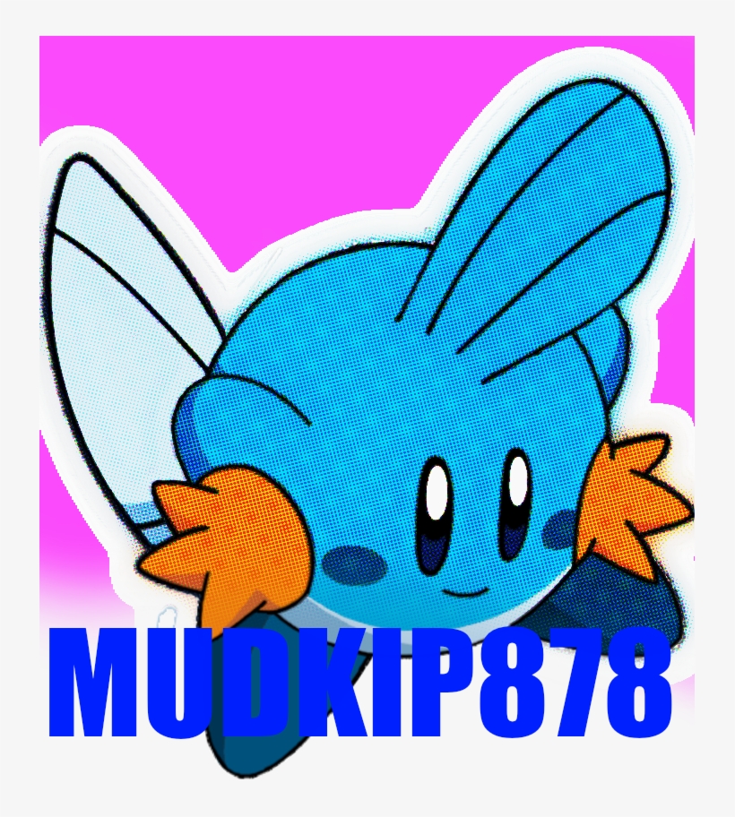 Mudkip Kirby - Cartoon, transparent png download
