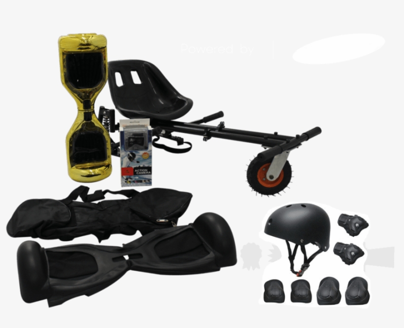 5 Inch Gold Classic Hoverboard & Suspension Hoverkart - Climbing Shoe, transparent png download