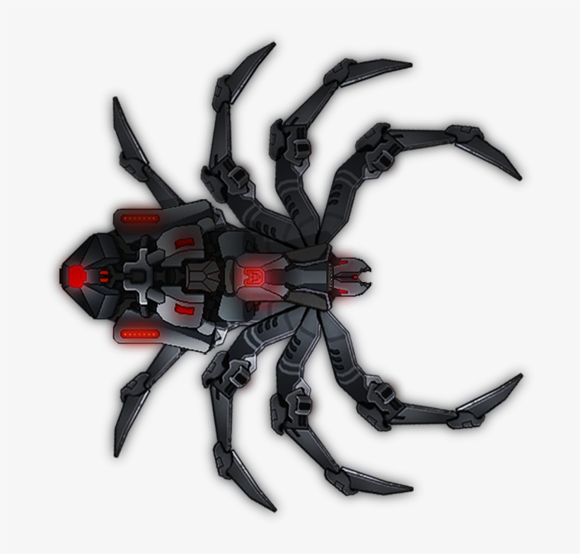 [ship][ae] Spider Black Widow - Black Widow Tarantula, transparent png download
