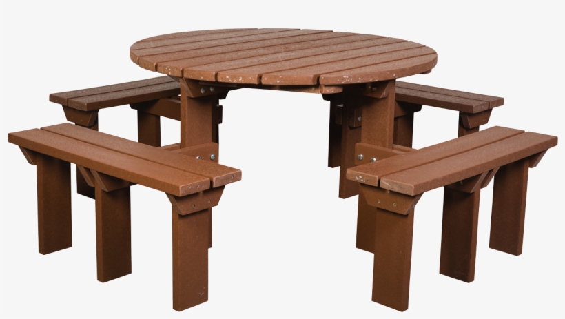 Adult Olympic Recycled Plastic Picnic Bench - Picnic Table, transparent png download