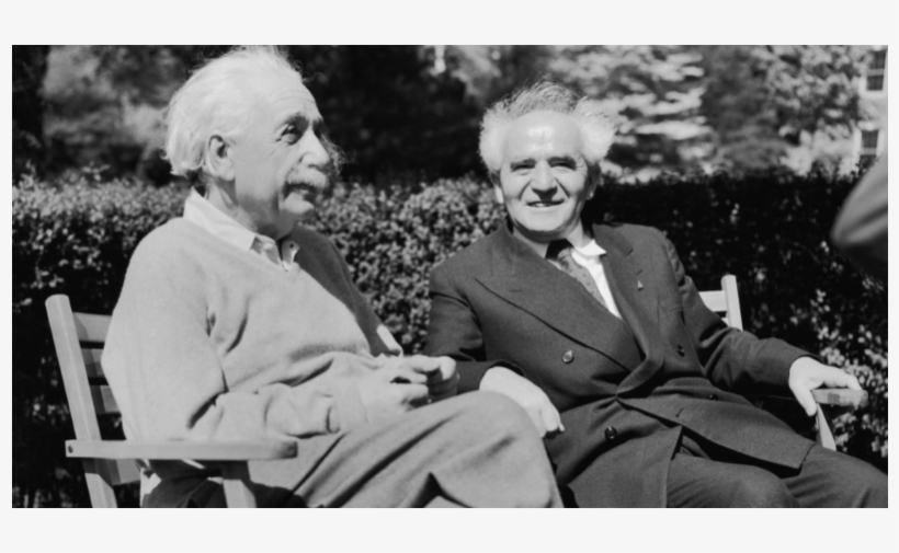 Albert Einstein And David Ben-gurion - Albert Einstein, transparent png download