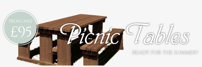 Garden Furniture, Outdoor Benches & Chairs - Picnic Table, transparent png download