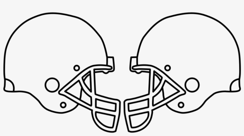 Astonishing Nfl Football Helmetring Pages With Pro - Line Art, transparent png download