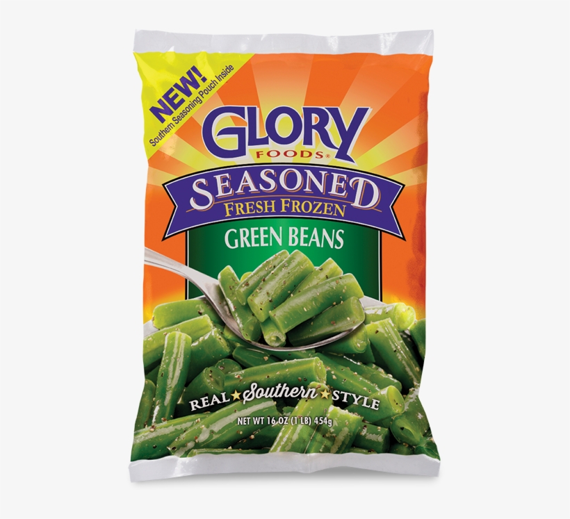 Frozen Seasoned Green Beans - Green Bean, transparent png download