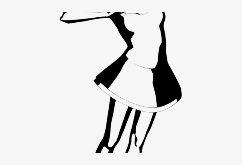 Drawn Ballet Ballerina Silhouette - Dance Drawing, transparent png download