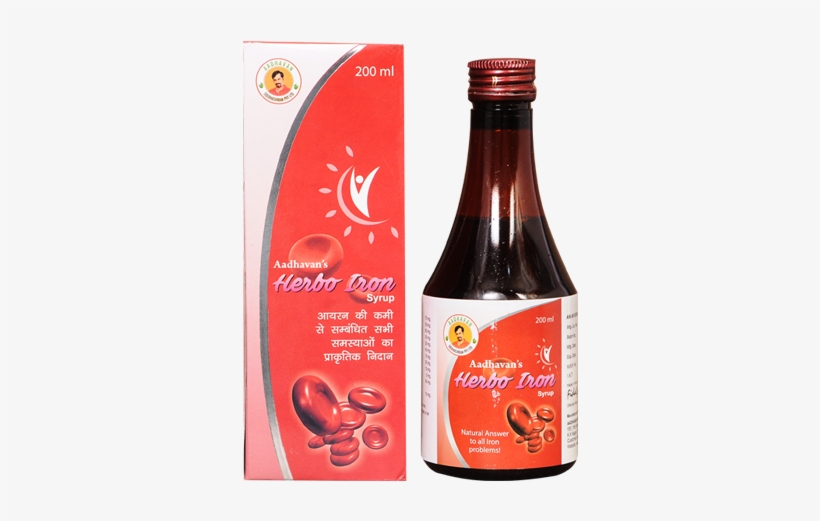 Aadhavan Herbo Iron Syrup - Iron Syrup, transparent png download