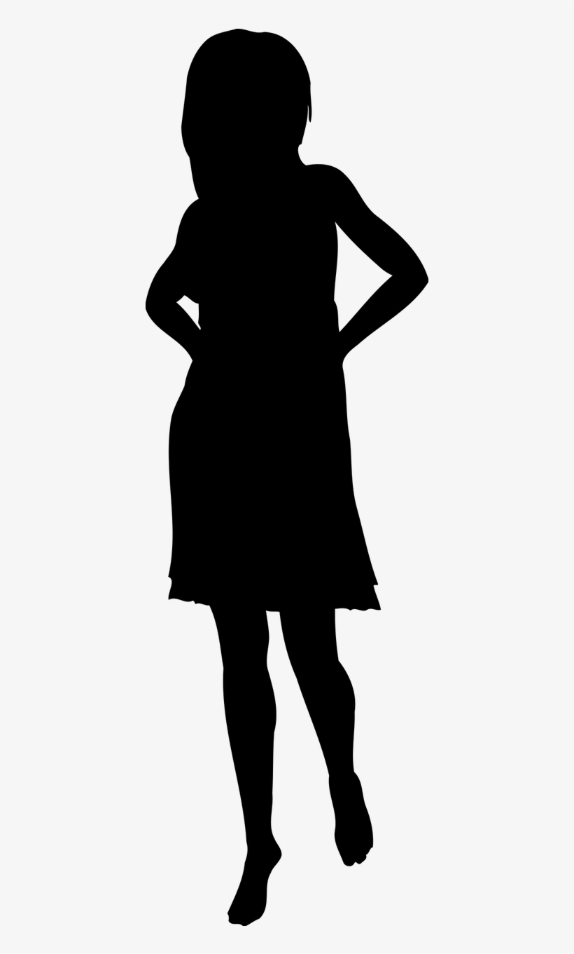 소녀 실루엣 Png, transparent png download